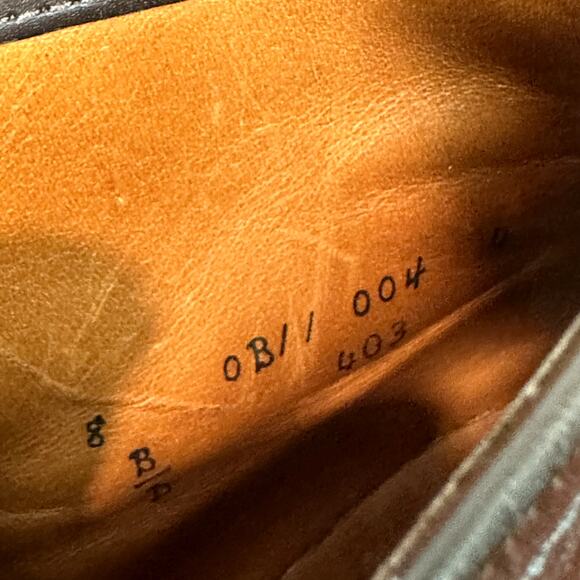 VERY GOOD Alden Indy 403 Mocc Toe Boot (Brown Chromexcel) Made in USA Men's 8 - Picture 10 of 12